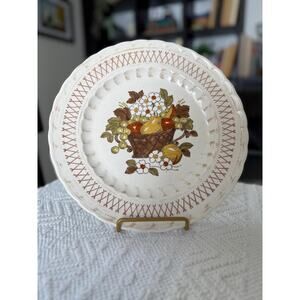 Vintage Metlox Vernon Ware Fruit Basket Dinner Plate – 10.5”